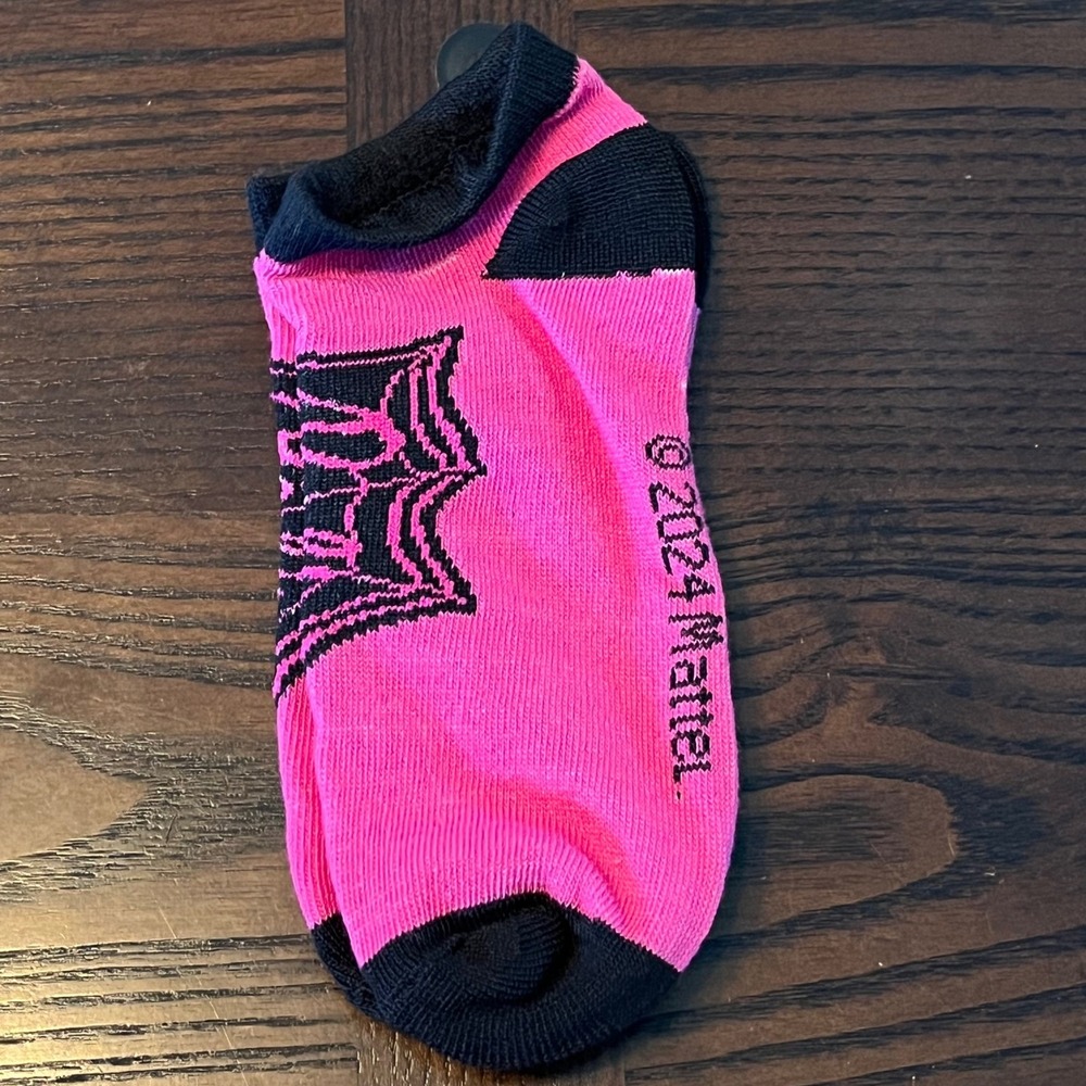 Barbie Halloween Socks Set of 3 Ghost Pumpkin Pink Purple Girls Size 9-2.5 NEW - Picture 7 of 15
